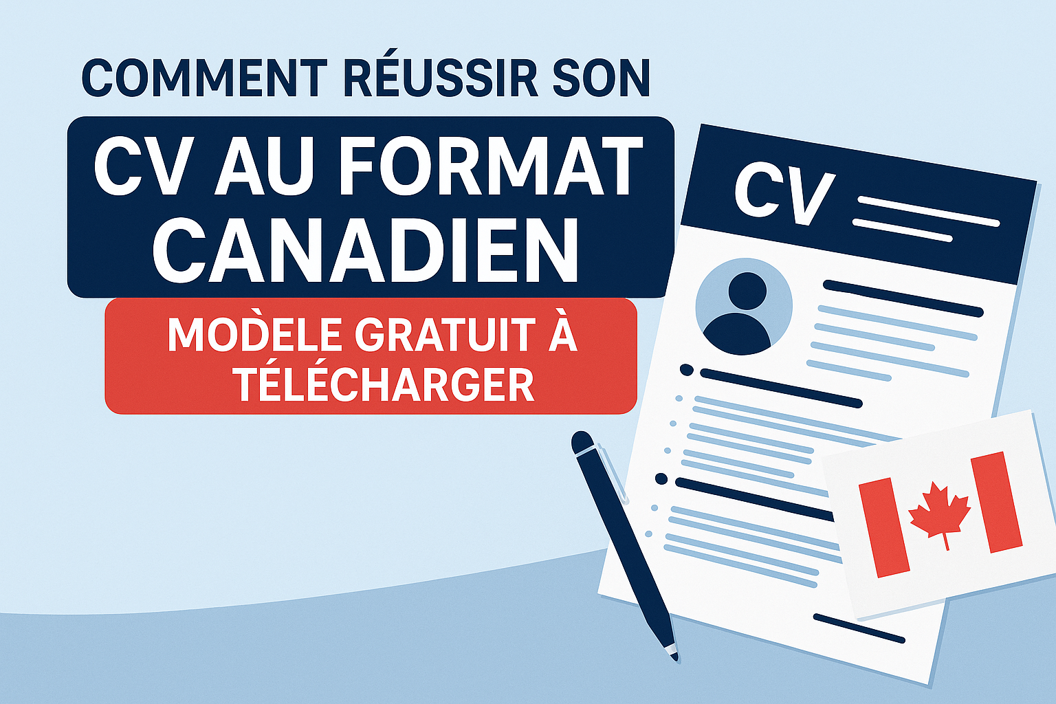 Comment réussir son CV au format canadien : modèle gratuit à ...